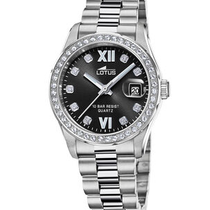 Reloj 18933/4 Lotus Negro Mujer The Ambassadors Collection