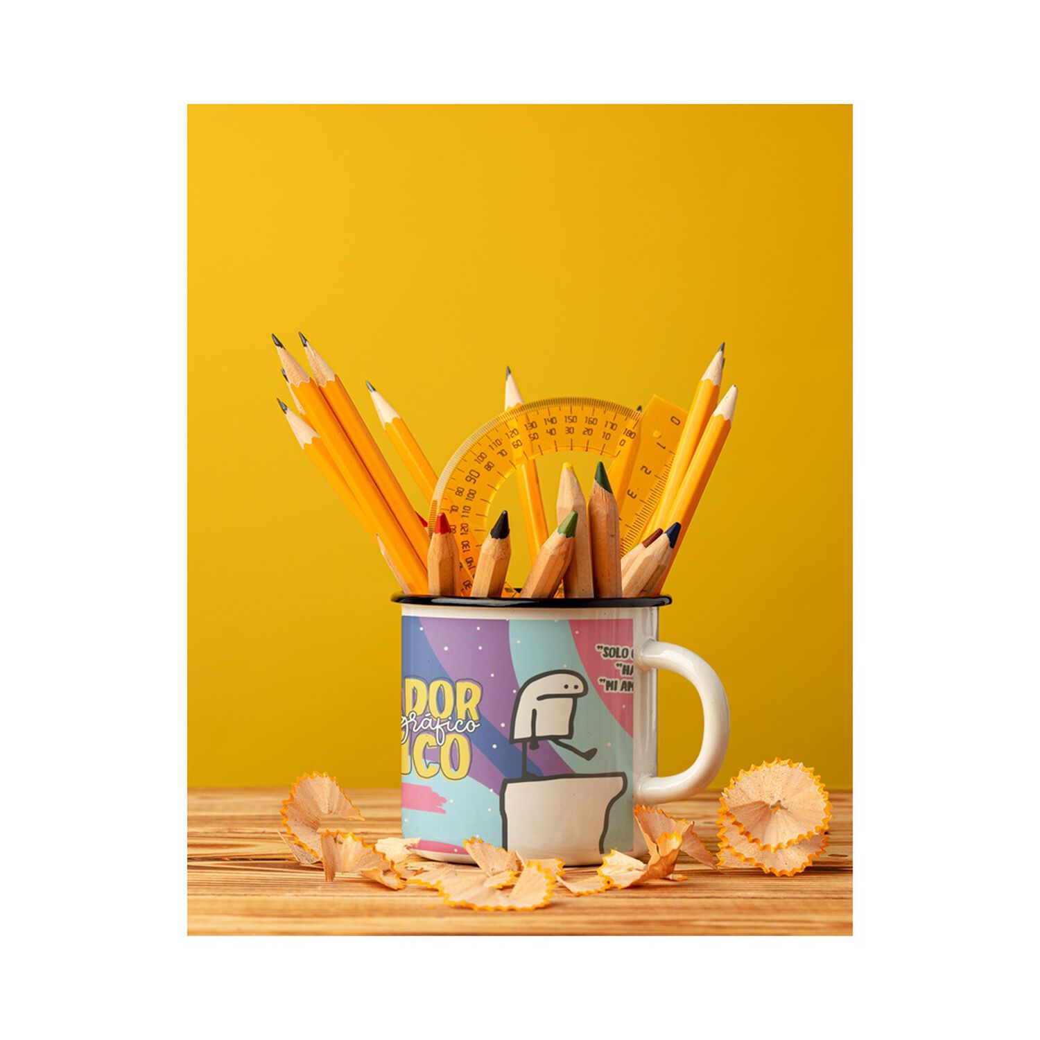 Taza Enlozada Lechera Dise&ntilde;o Gr&aacute;fico Regalo Profesion image number 1.0