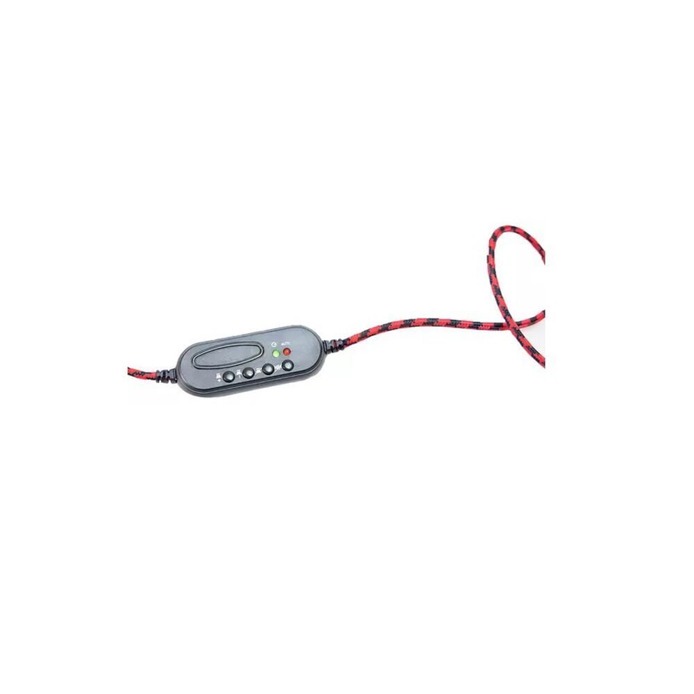Audífono Gamer Njoytech Con Micrófono Color Rojo Luz image number 2.0