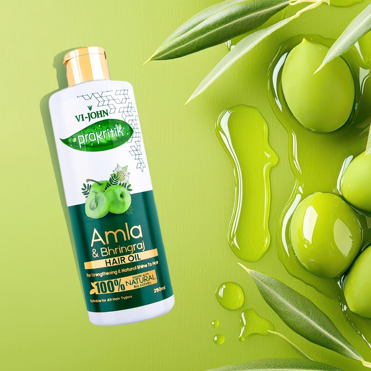 Prakritik Aceite Capilar Amla Y Polvo Ayurv&eacute;dica 250 Ml image number 2.0