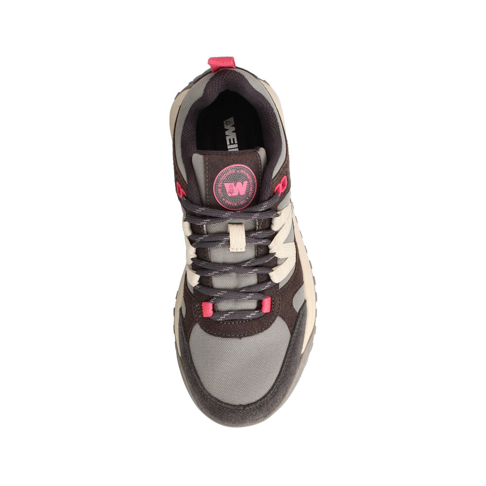Zapatilla Mujer Weinbrenner Banff Andes Gris - Blanco image number 3.0