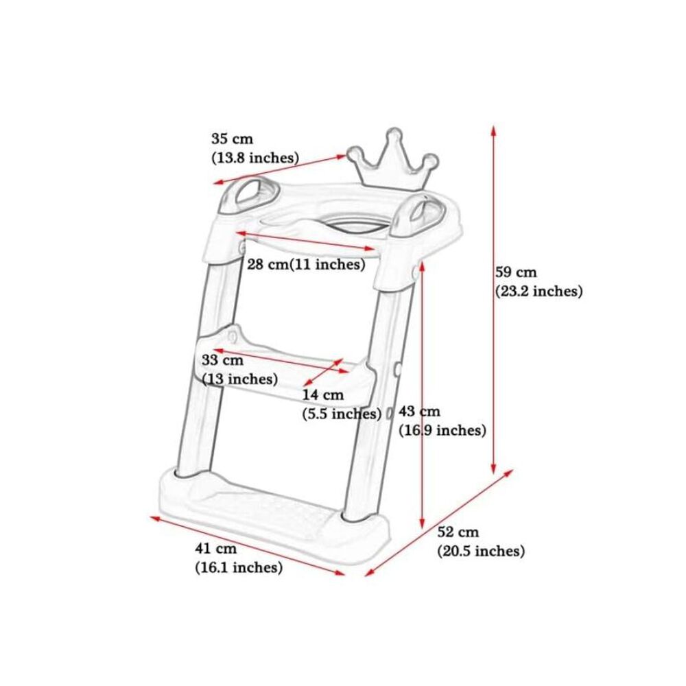Asiento De Baño Adaptador Plegable Para Niños image number 4.0