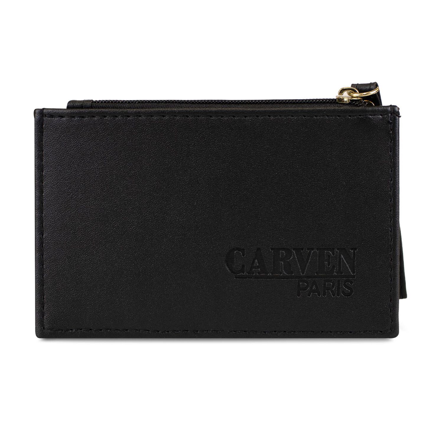 Tarjetero Billetera Mujer Con Monedero Suny Negro Carven Paris image number 1.0