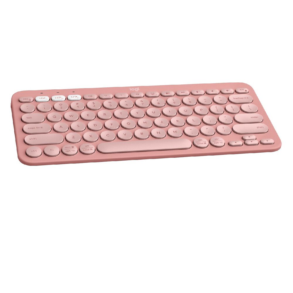 Teclado Logitech Pebble Keys 2 K380s Bluetooth Rosa image number 1.0