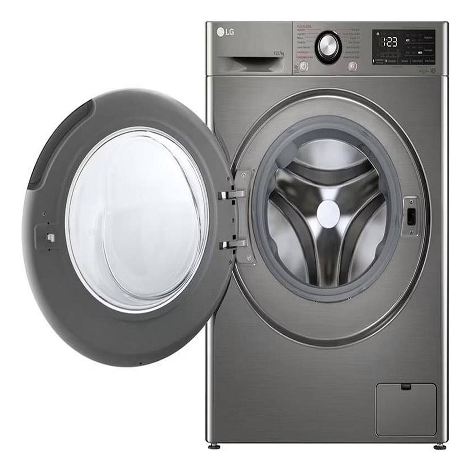 Lavadora Y Secadora 12/7 Kg Lg Wd12vvc5s6c Ai Dd image number 1.0
