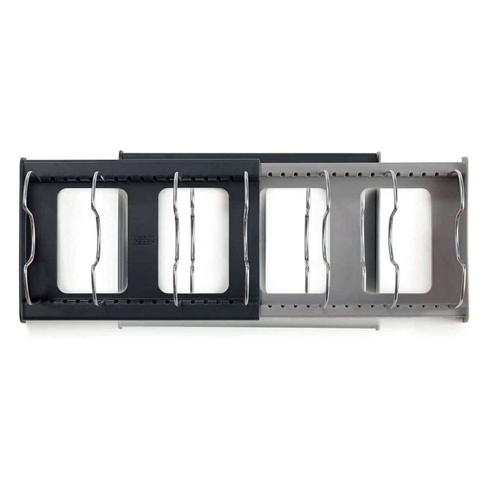 Organizador Para Platos Tapas Ollas Acero Inoxidable Ajustable image number 1.0