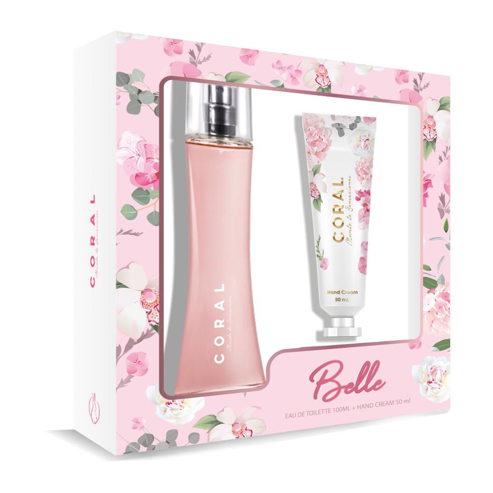 Set De Perfumería Belle Coral / 100 Ml / + Crema De Manos image number 0.0