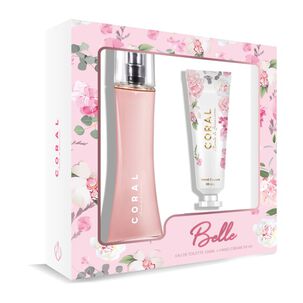 Set De Perfumería Belle Coral / 100 Ml / + Crema De Manos