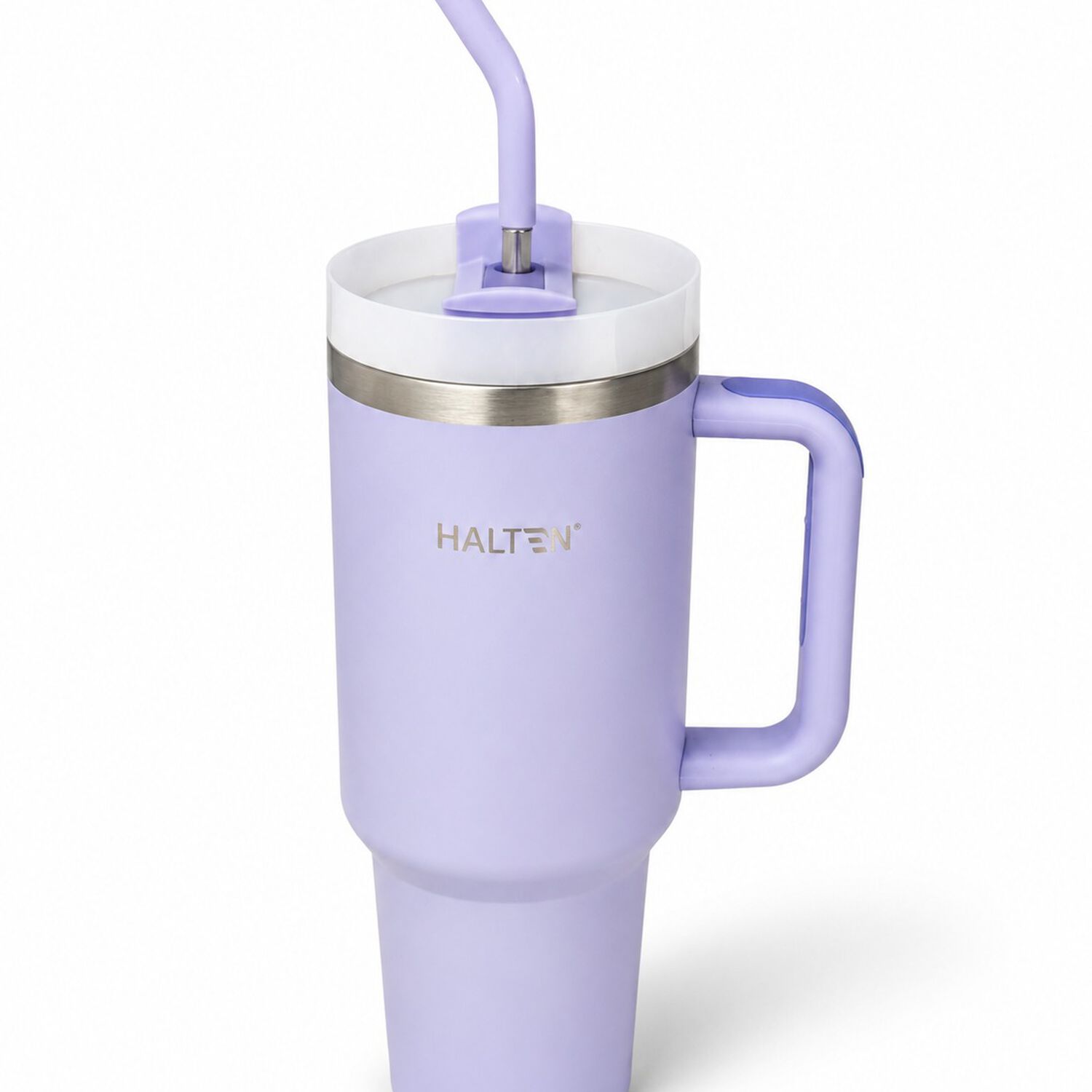 Termo Big Mug 1.2 Litros Acero Inoxidable Con Sorbete Marca Halten Color Morado image number 3.0