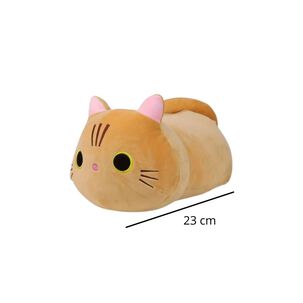 Almohada De Peluche Gato Kawaii 23cm