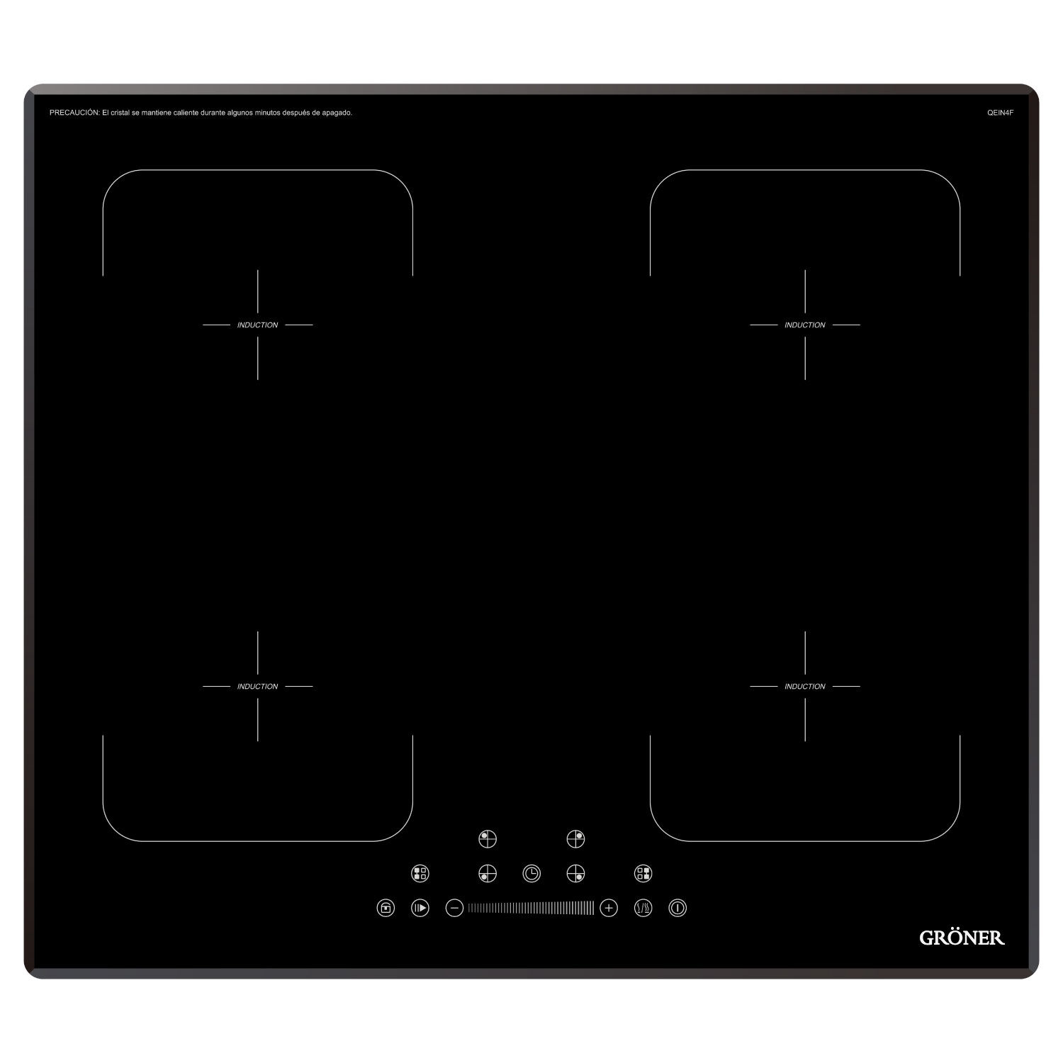 Encimera Inducci&oacute;n Groner Black Flex 4q image number 0.0