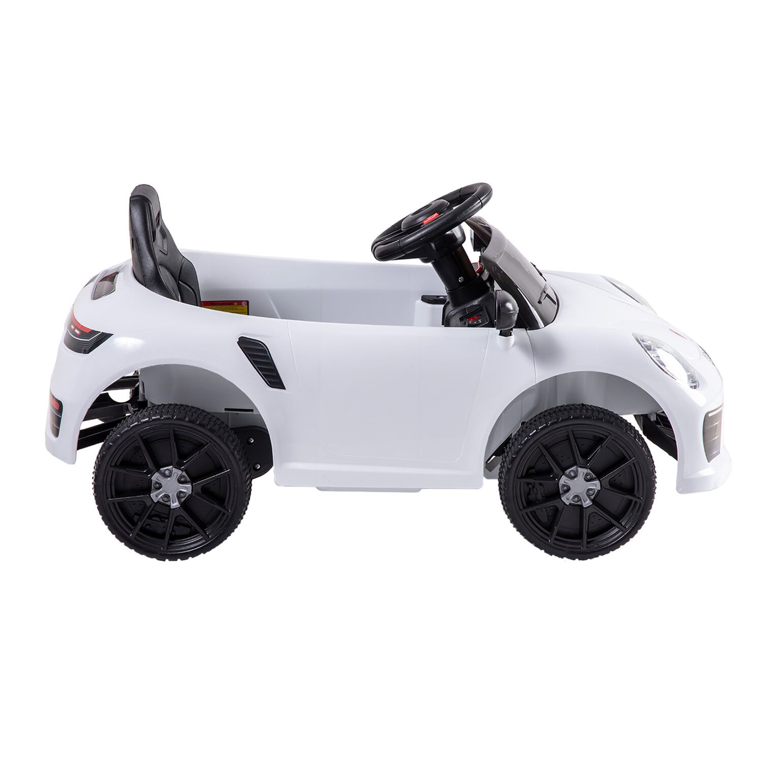 Auto Deportivo El&eacute;ctrico Race Blanco Bebesit image number 7.0