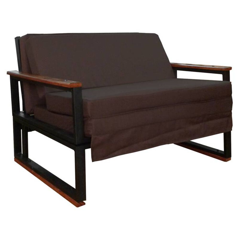 Futon Folk 1.5 Plaza " Chocolate " image number 0.0
