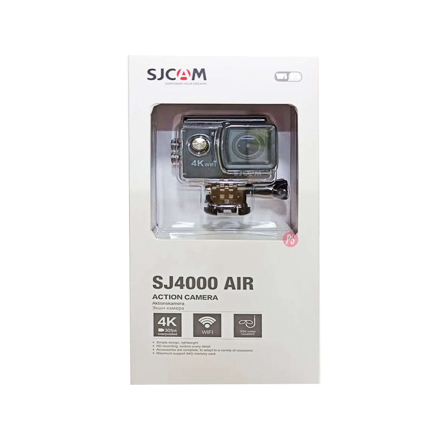 C&aacute;mara Deportiva Acci&oacute;n Sjcam Sj4000 Air 4k Wifi - Ps image number 5.0