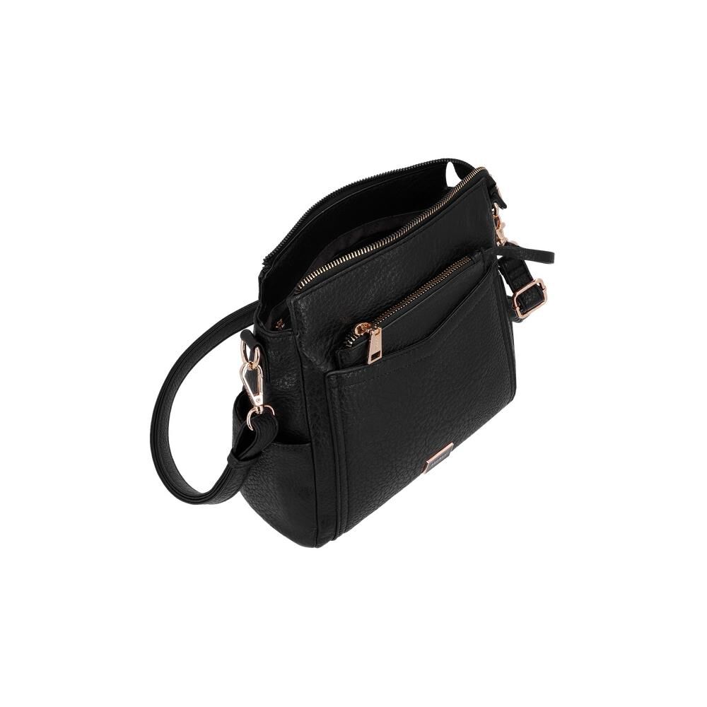 Bandolera Secret Edessa St6 M Negro image number 3.0