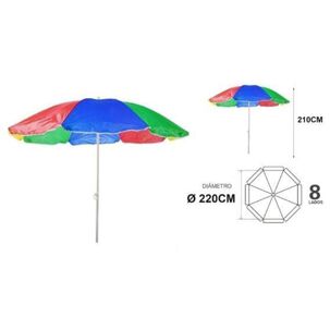 Sombrilla 2.20 Mts Diametro Playa Camping Colores Variados