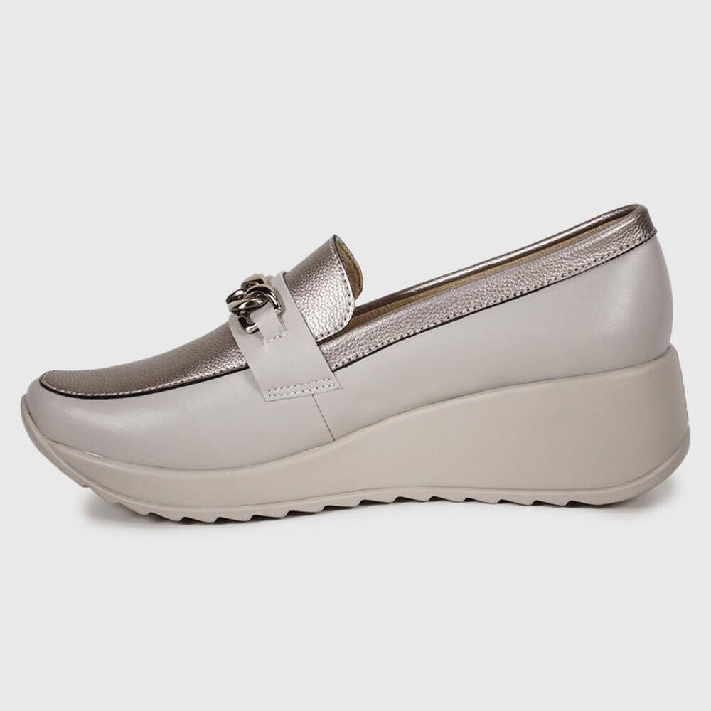 Mocasín Cuero Venisia Bronce image number 4.0