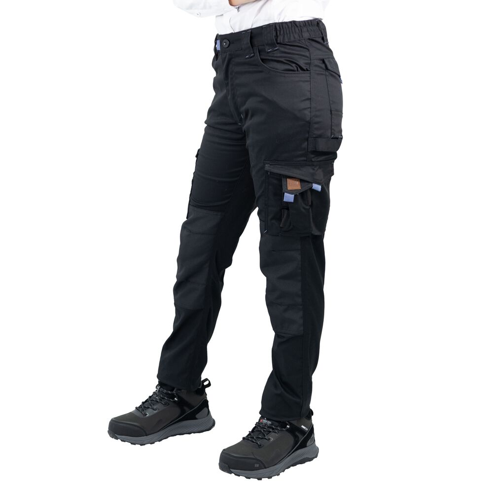 Pantal&oacute;n Cargo Hw Dakota Spandex Mujer Dark Shadow image number 2.0