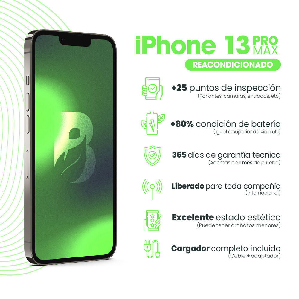 Iphone 13 Pro 128gb - Grafito Recondicionado image number 5.0