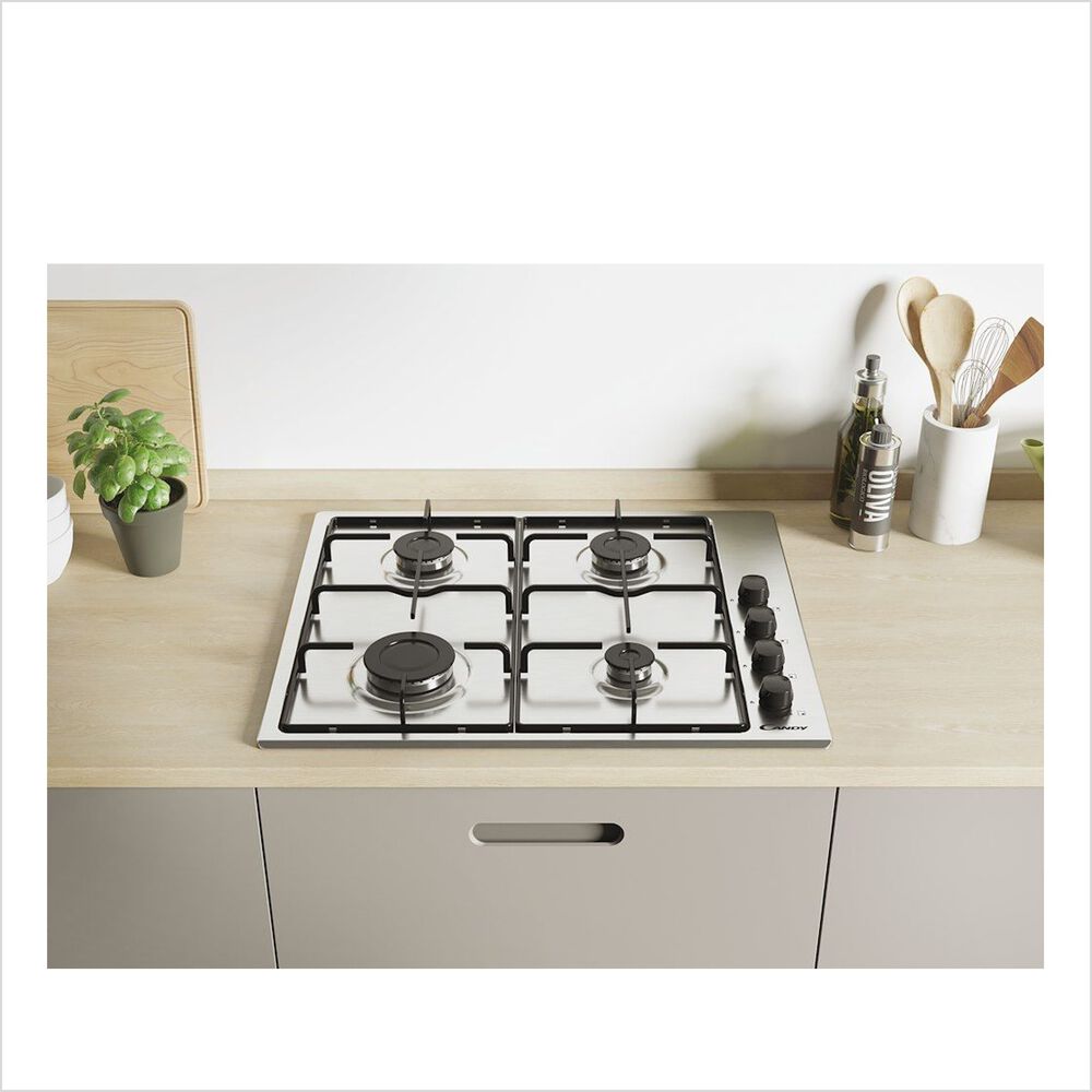Kit Horno El&eacute;ctrico Empotrado + Encimera Gas Inox image number 2.0