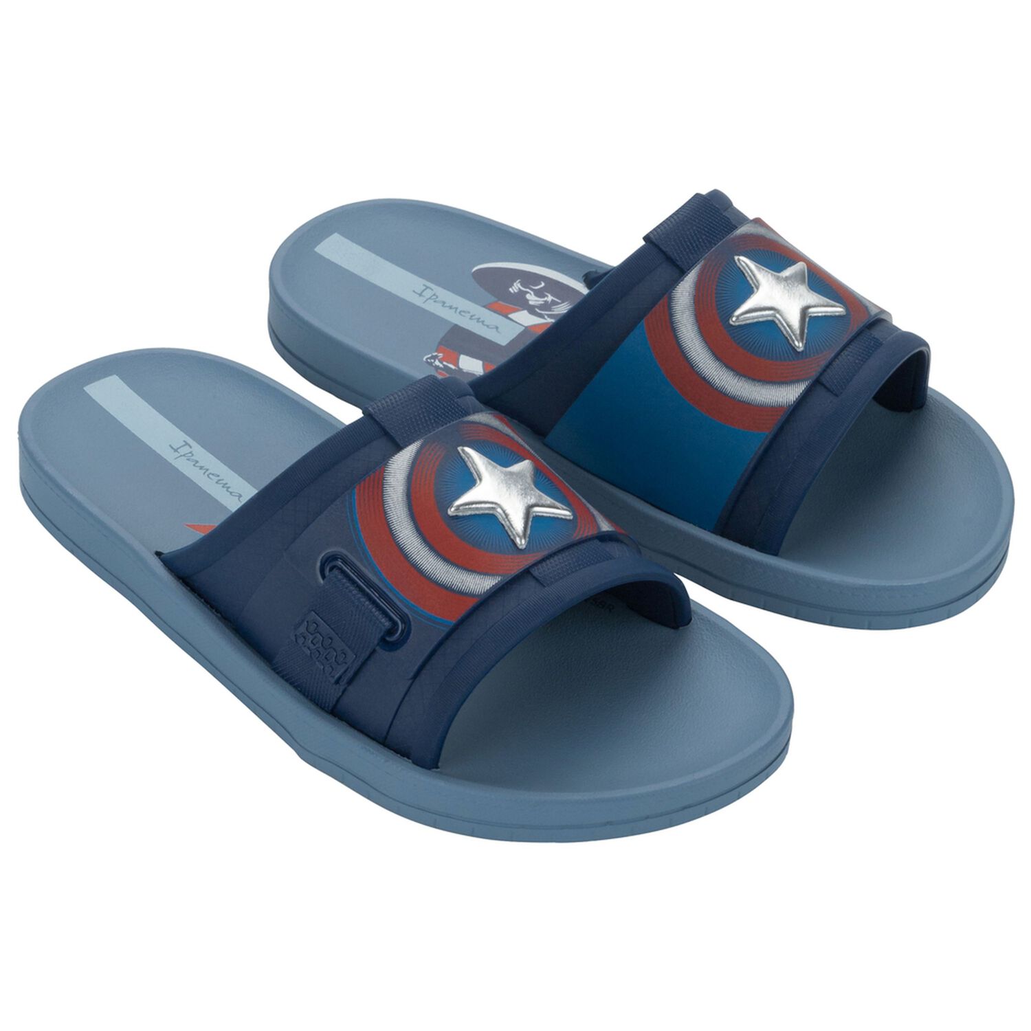 Sandalia Infantil Azul Capitan America Action Ipanema image number 2.0