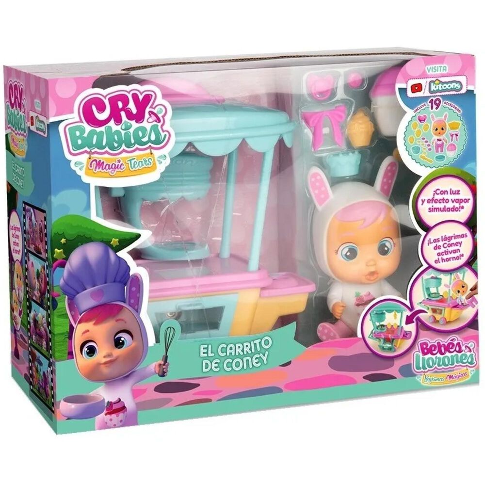 Juguete Carrito De Cony Con Luz Infantil Cry Babies image number 2.0