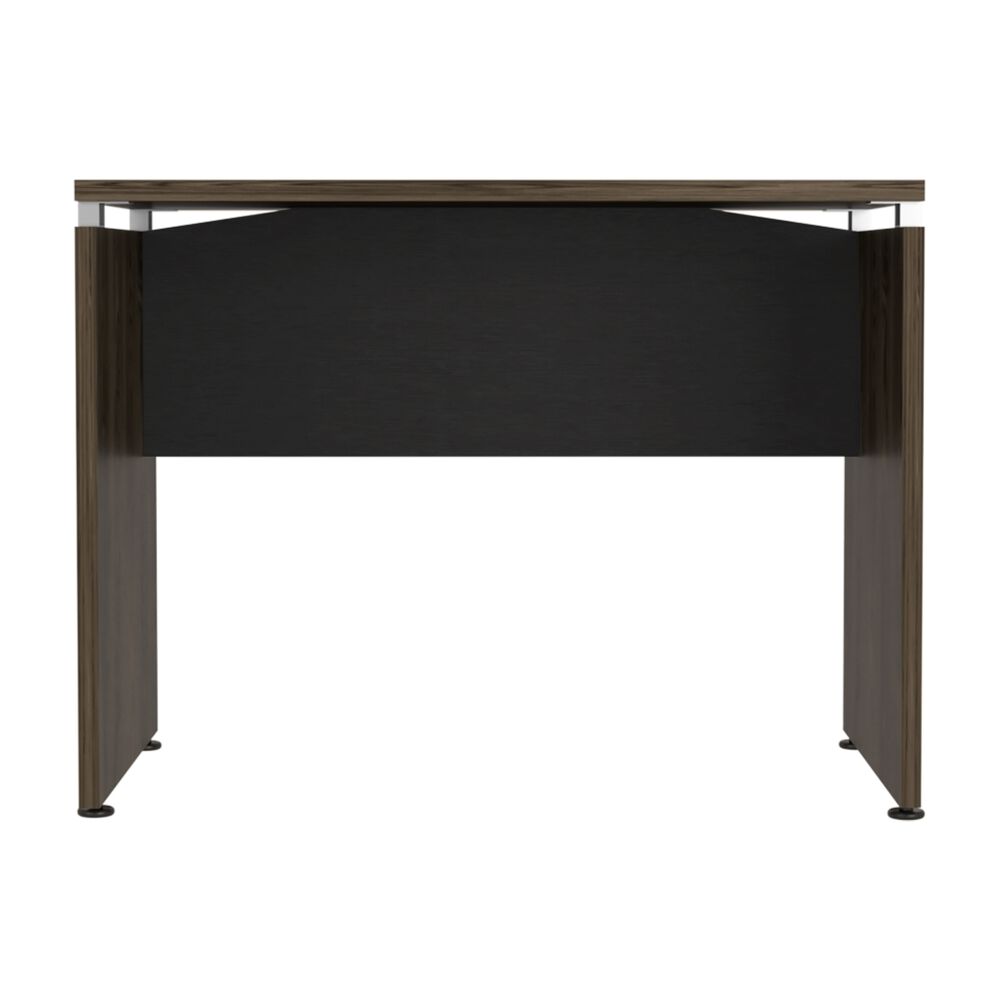Escritorio 75x100x60 Cm Fm-007n Negro Y Caf&eacute; Oscuro image number 4.0
