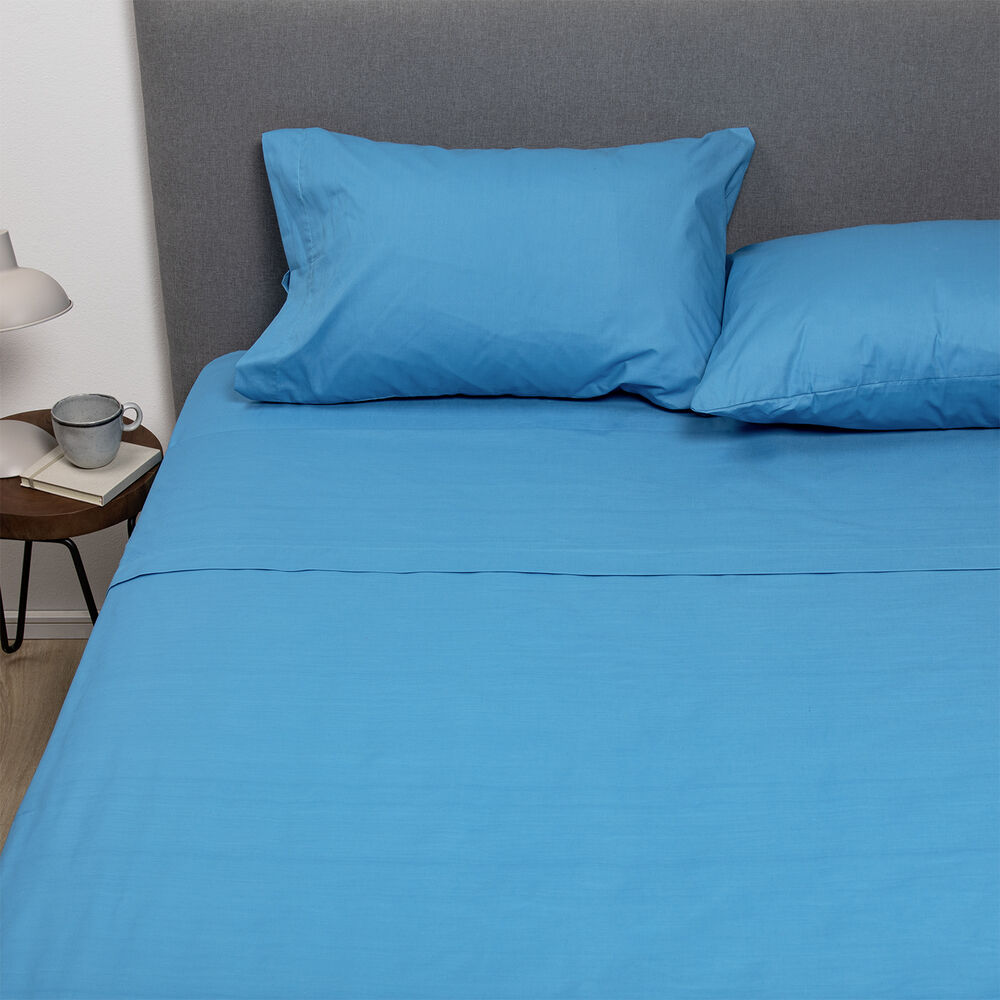 Pack 2 Sabanas Unicolor Arthome Negra + Calipso 1 Plaza 144 Hilos image number 4.0