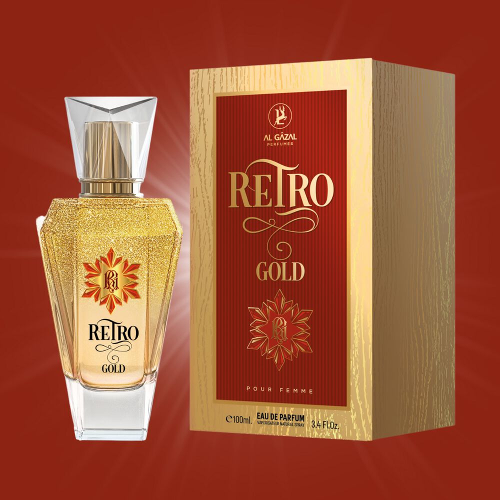 Al Gazal Retro Gold Edp Pour Femme 100 Ml image number 1.0