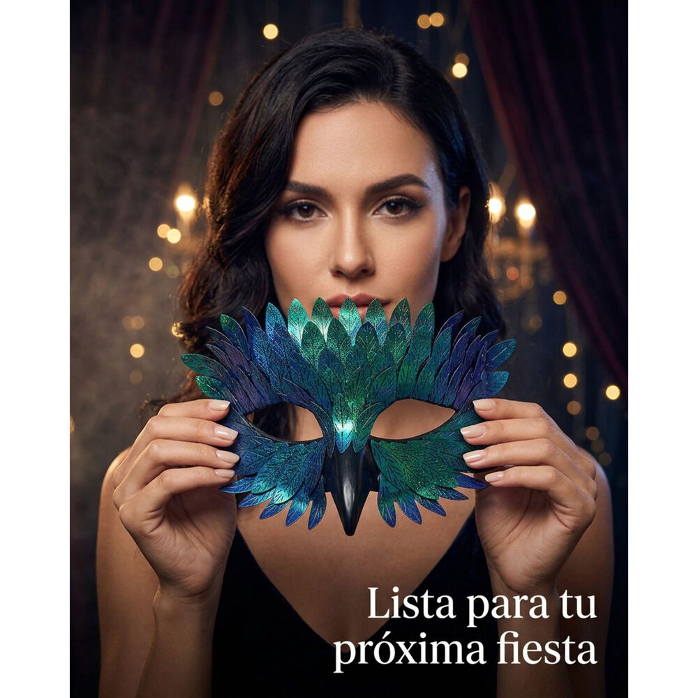 M&aacute;scara Pajaro Ave Plumas Carnaval Veneciano Para Disfraz image number 29.0