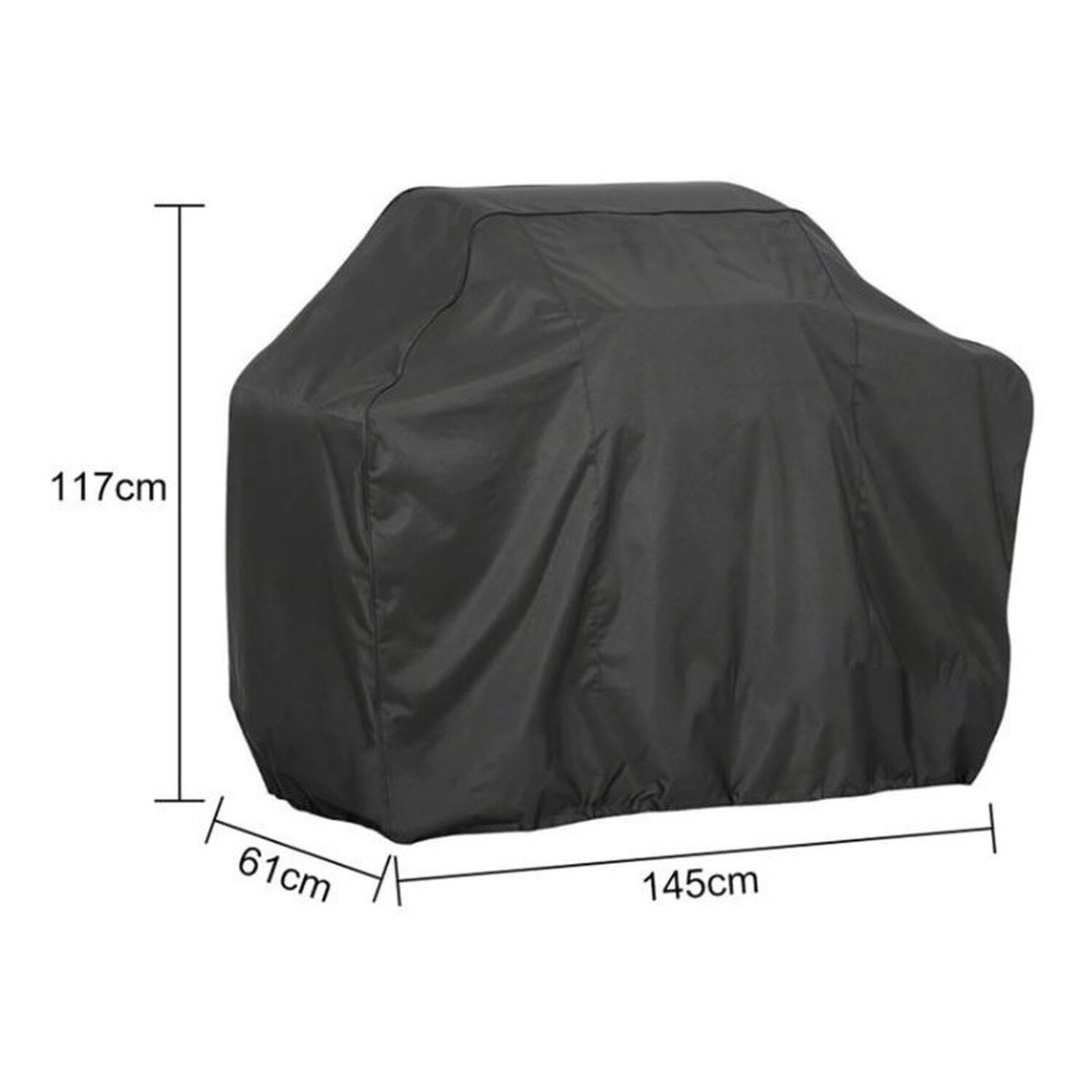 Funda Protector Parrilla Barbacoa Impermeable 145x61cm image number 1.0