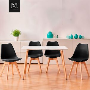 Silla Comedor Tulip Negro