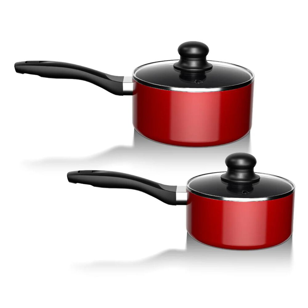 Batería Cocina 15 Piezas Aluminio Antiadherente Rojo Wolf image number 4.0