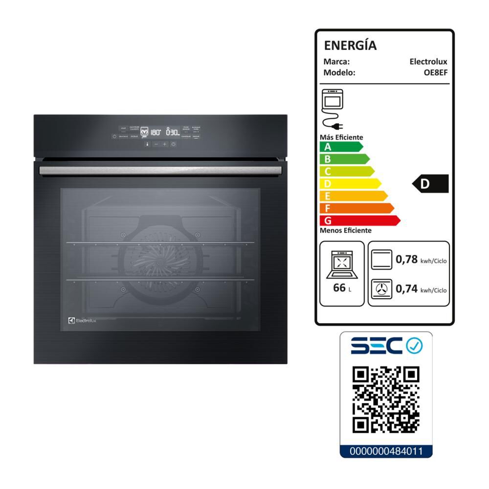 Horno Empotrado Electrolux OE8EF / 80 Litros image number 11.0