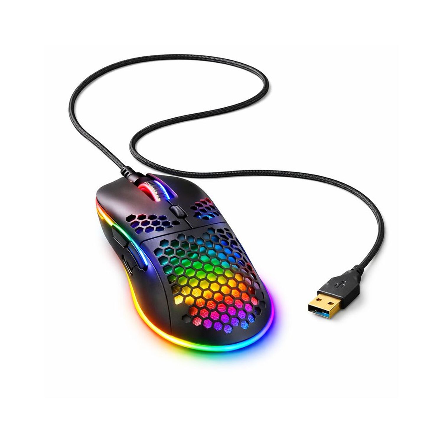 Mouse Gamer Dgx Core Rgb 7200 Dpi Max Ergon&oacute;mico image number 0.0