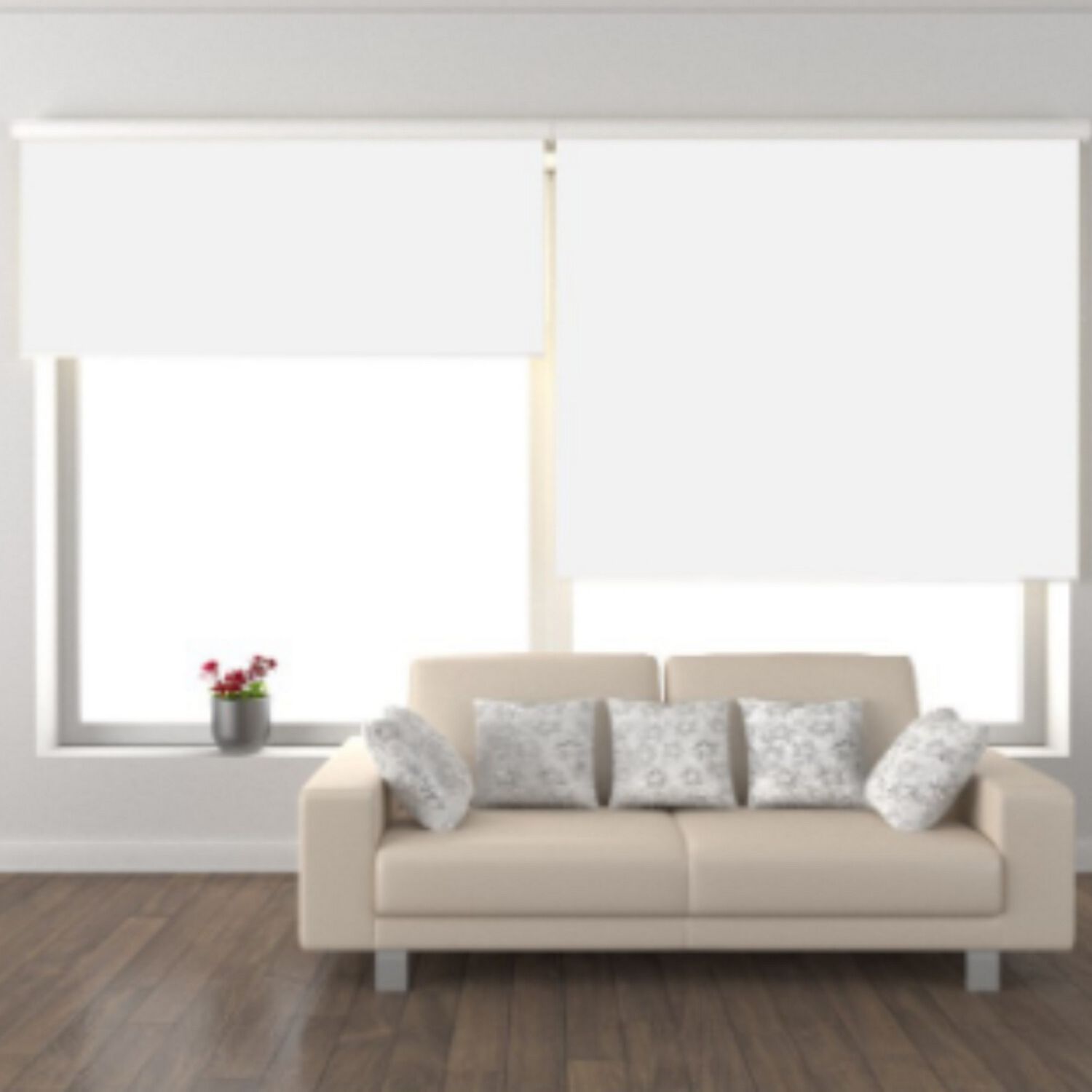 Cortina Roller Black Out Blanco 200x240 Cm image number 3.0