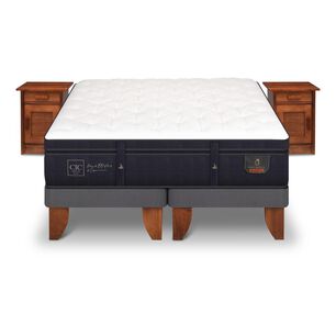 Cama Europea Cic Super Premium / King / Base Dividida + Veladores
