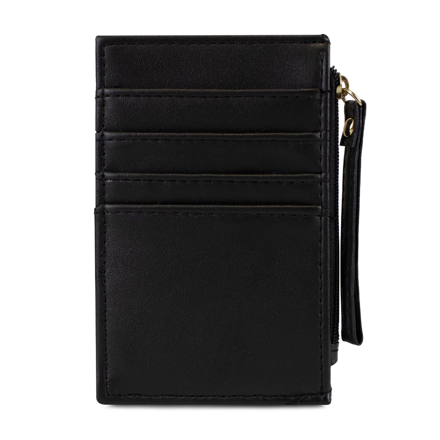 Tarjetero Billetera Mujer Con Monedero Suny Negro Carven Paris image number 4.0