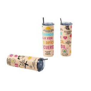 Termo Botella T&eacute;rmica Cristiano Con Vers&iacute;culos B&iacute;blicos Evang&eacute;lico