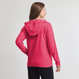 Polerón Melange Regular Cuello Alto Con Capcuha Mujer Geeps