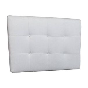 Respaldo Plaza Y Media Lino Gris Claro