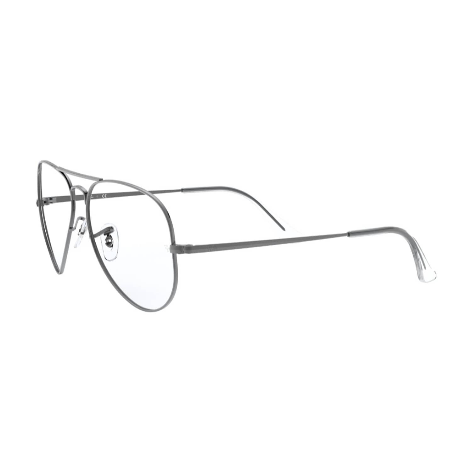 Lentes &Oacute;pticos Aviator Plateado Pulido Ray-ban Optical image number 2.0