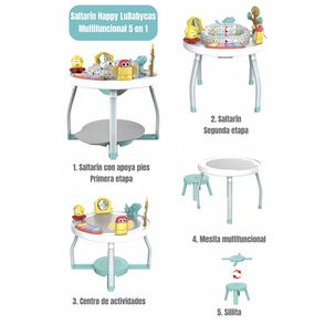 Saltarin 5 En 1 Centro De Actividades Azul Lubabycas