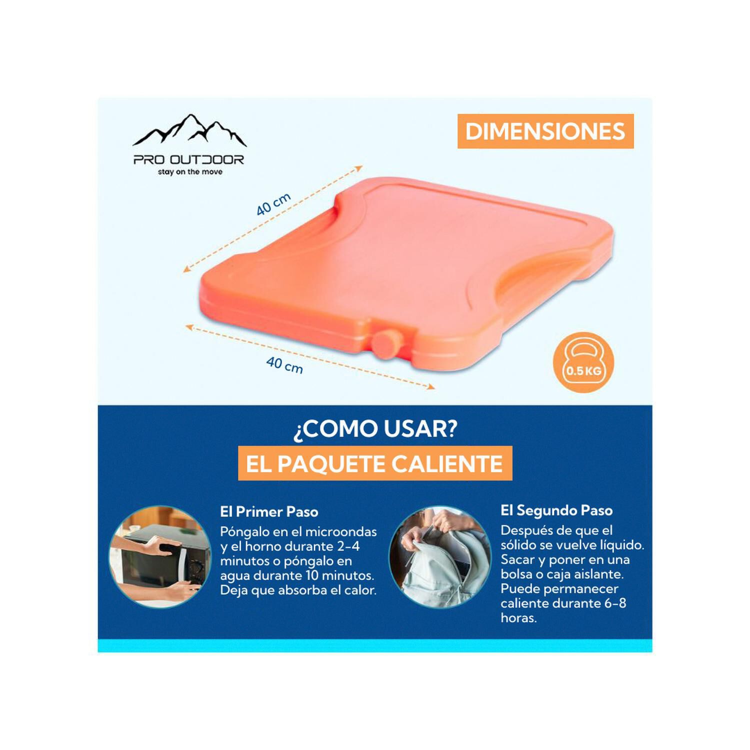 Pack 2x280 Gramos Hot Pro Outdoor Calentador De Alimentos image number 8.0