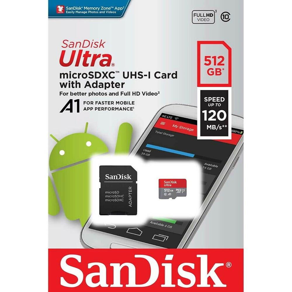 Memoria Microsd 512gb Ultra Microsdxc Uhs-1 Sandisk image number 0.0