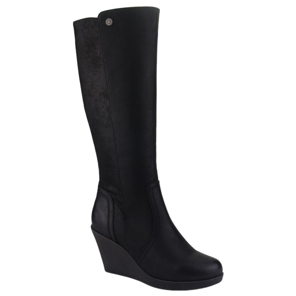 Bota Chalada Mujer Wedge-40 Negro Casual image number 0.0