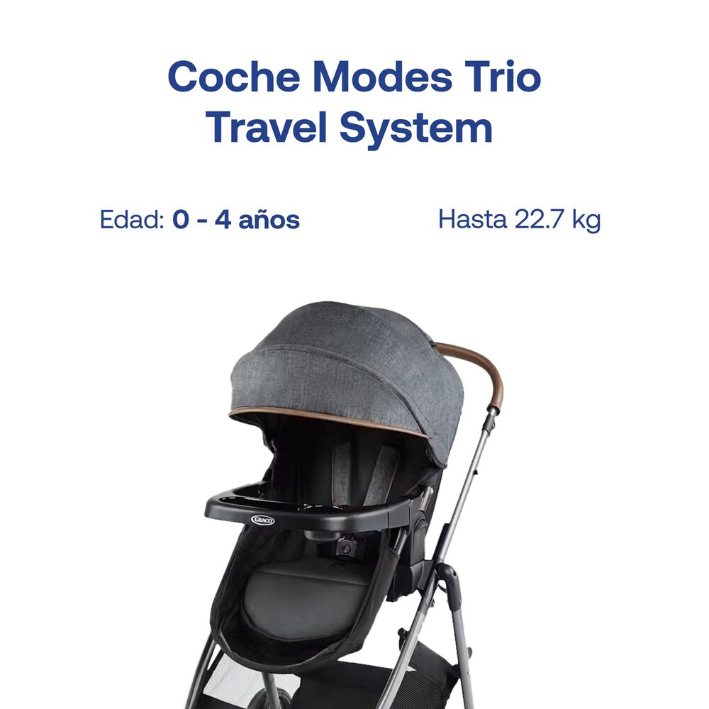 Coche Travel System Modes Trio Hemlock Graco image number 1.0