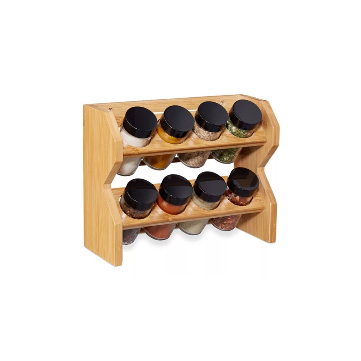 Especiero Condimentero Madera Cocina 8 Frascos Premium image number 0.0