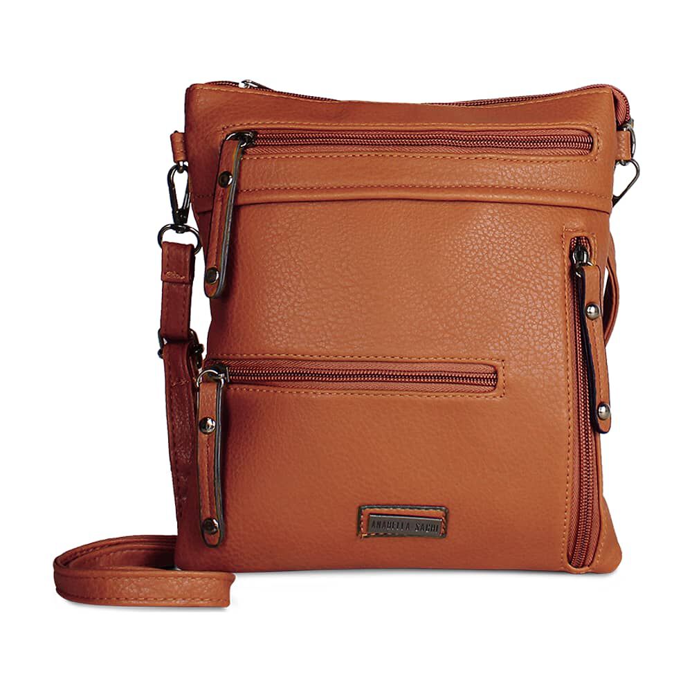 Cartera Bandolera Luna Caf&eacute; Anabella Sachi image number 3.0