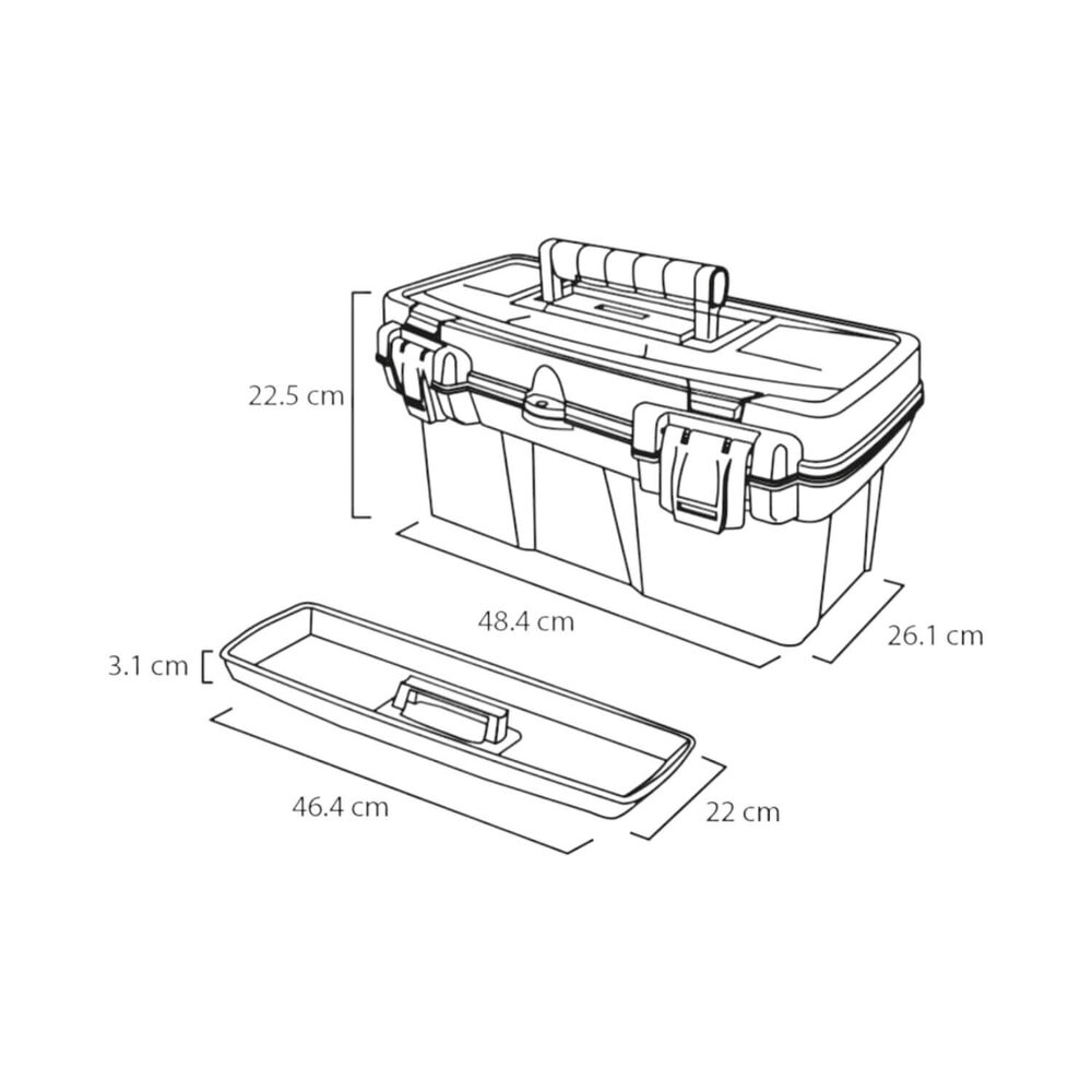 Caja Organizadora Diseño Mascota 48.4x26.1x22.5 Cms Rimax image number 1.0
